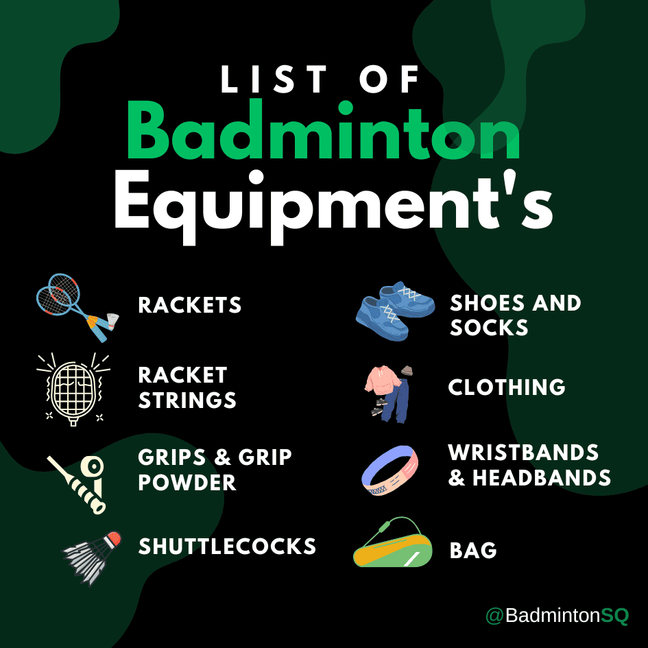 Checklist For Badminton Equipment