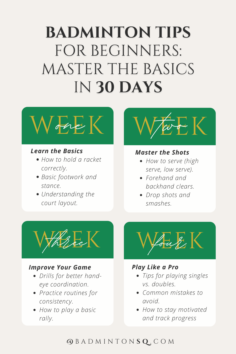 How to get better at Badminton: 4 Major Tips