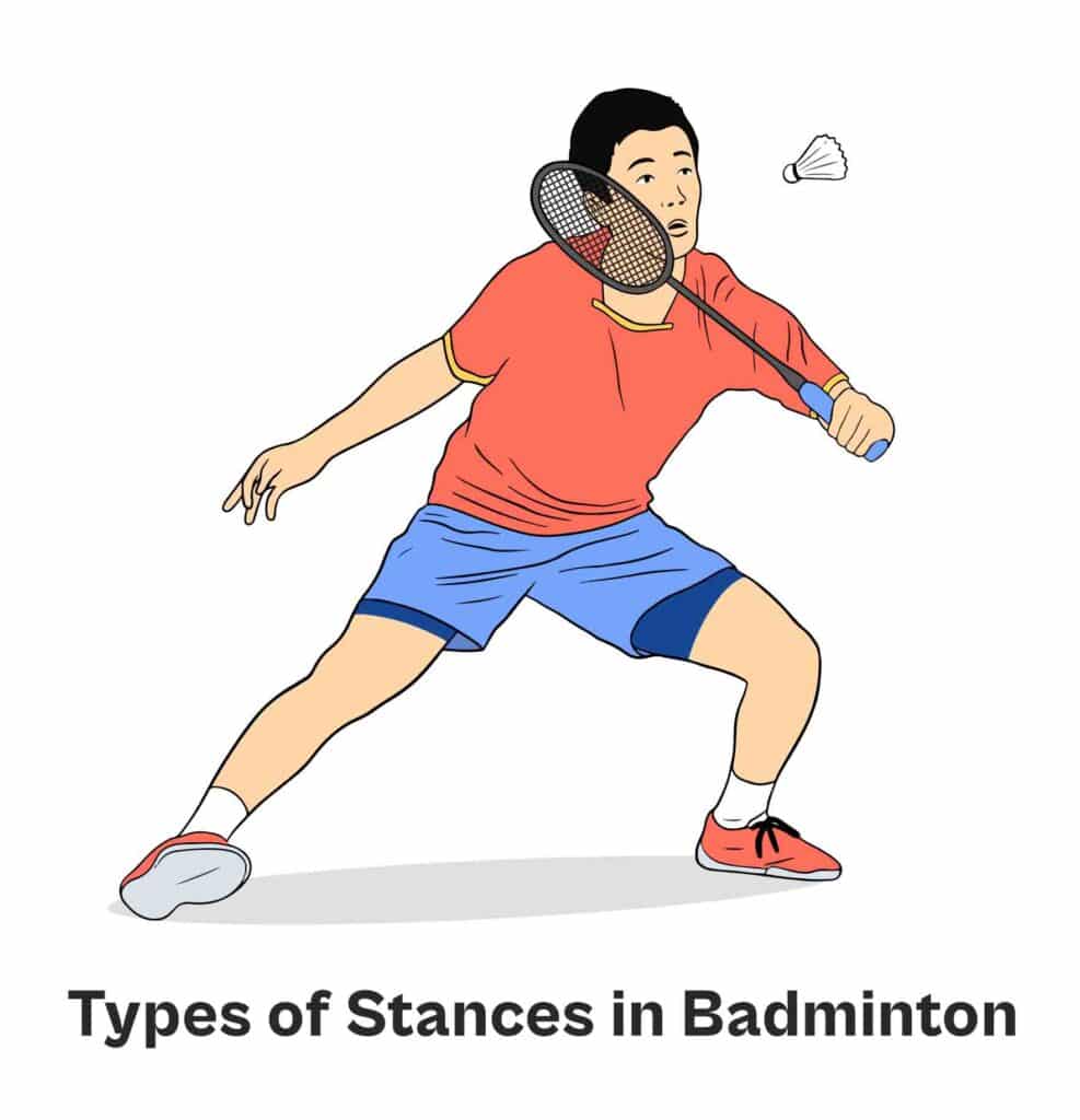 types of stances in badminton