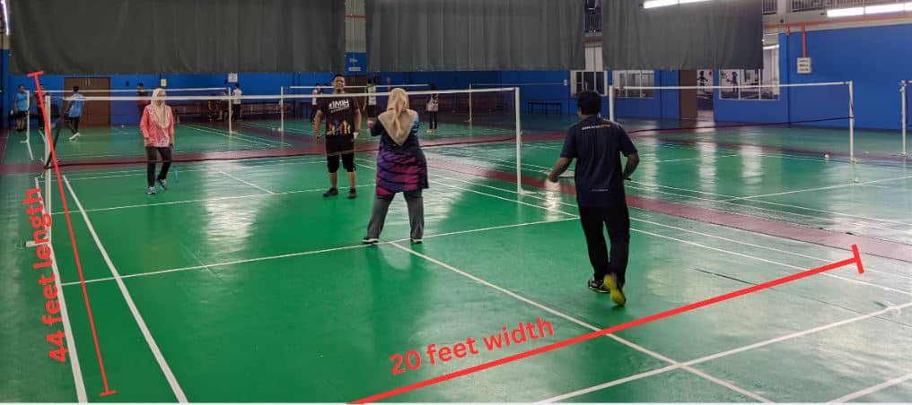 Badminton Court Dimentions