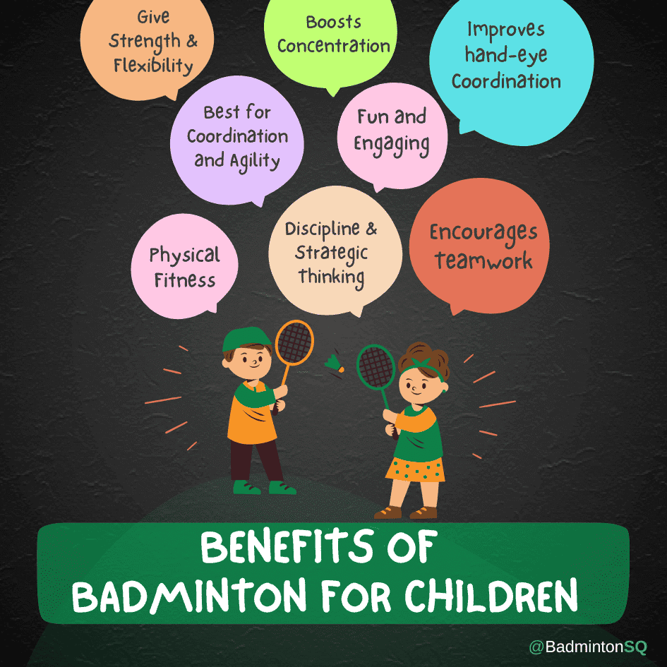 Benefits of  Badminton for Children