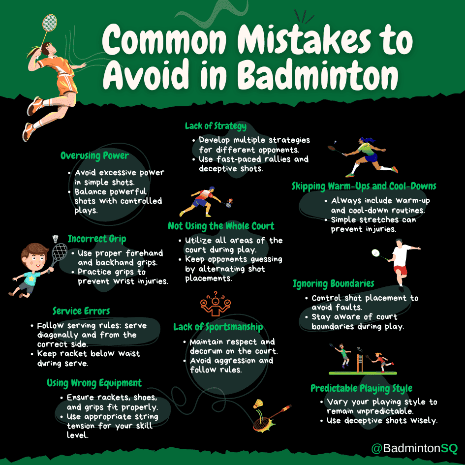 Common Mistakes to Avoid in Badminton