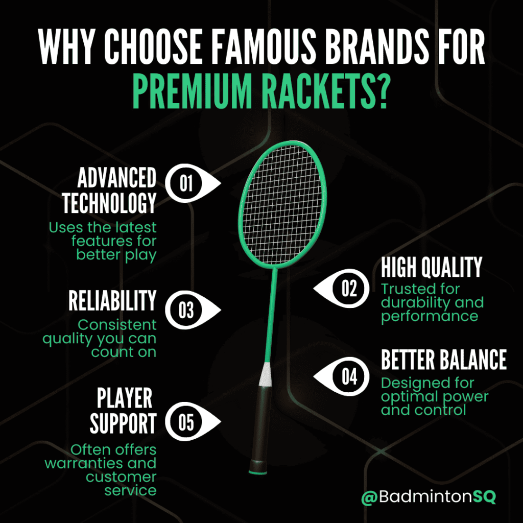 Why Choose Famous Brands for Premium Rackets