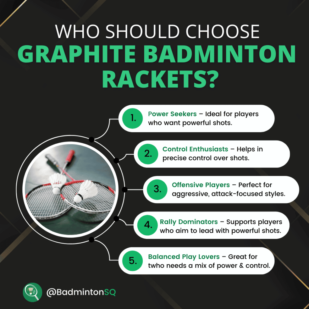 Who Should Choose Graphite Badminton Rackets