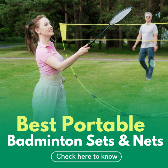 Find best portable badminton sets and nets