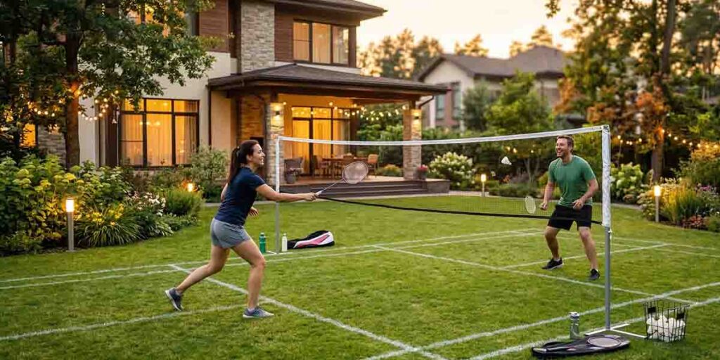 Badminton Court in Your Backyard