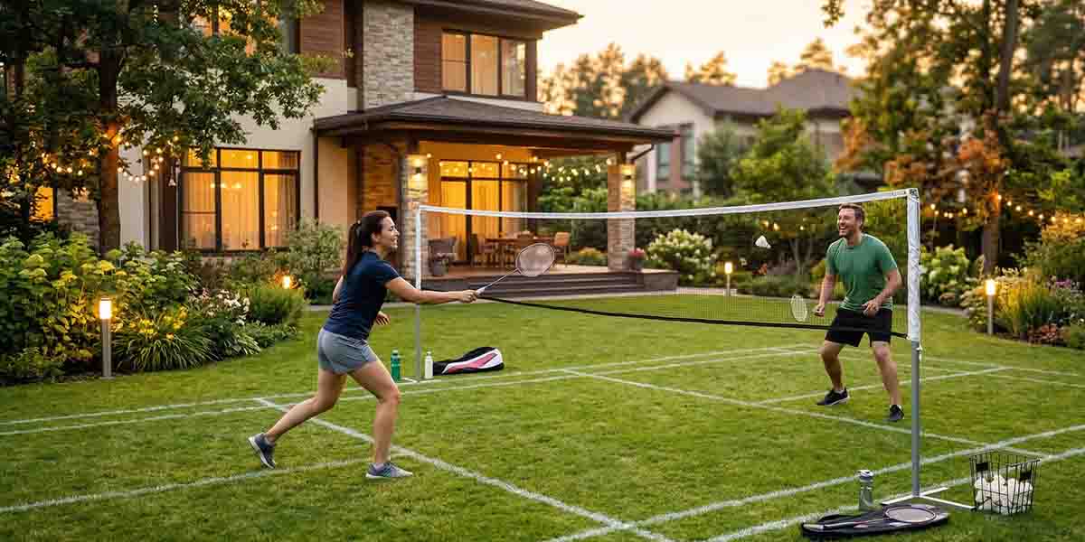 Badminton Court in Your Backyard