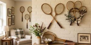 Vintage Badminton Racket Décor Ideas